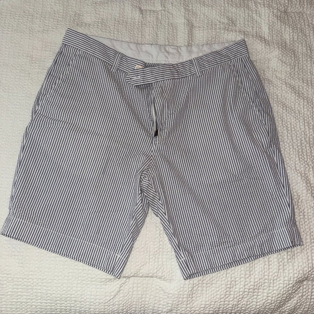 Brooks Brothers Seersucker Bermuda Shorts